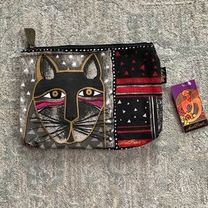 Laurel Burch Cat Print Pouch